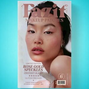 New FAZIT Rose Gold Freckles Glow Up Face Glitter Makeup